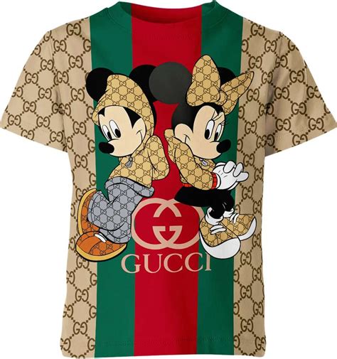 gucci mickey mouse check shirts.